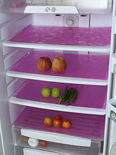 Kuber Industries PVC 3 Pieces Fridge Mats, 1 Piece Handle Cover and 1 Piece Fridge Top Cover (Multi) - CTKTC7692